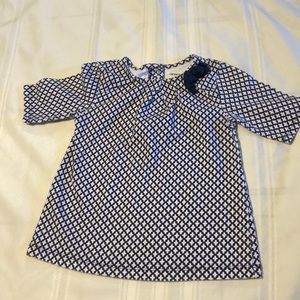 CARTER'S size 3T floral dress navy blue white pink EUC Girls kids